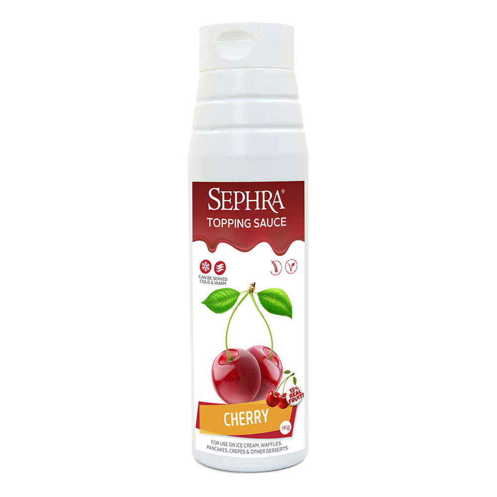 Sephra Cherry Topping Sauce - Single (1kg)
