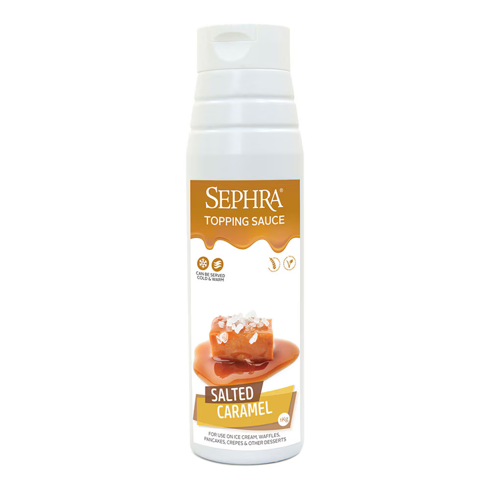 Sephra Salted Caramel Topping Sauce - Single (1kg)