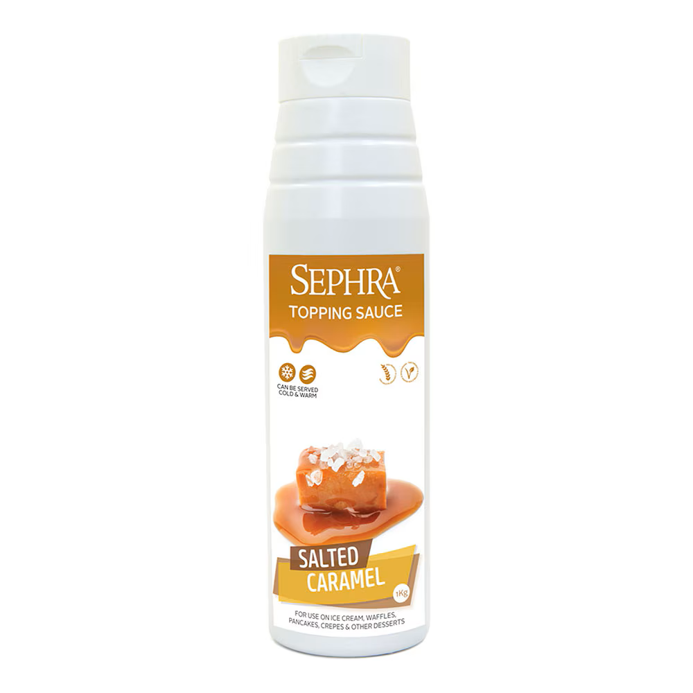Sephra Salted Caramel Topping Sauce - Box (6 x 1kg)