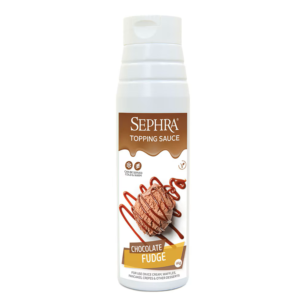 Sephra Chocolate Fudge Topping Sauce - Box (6 x 1kg)